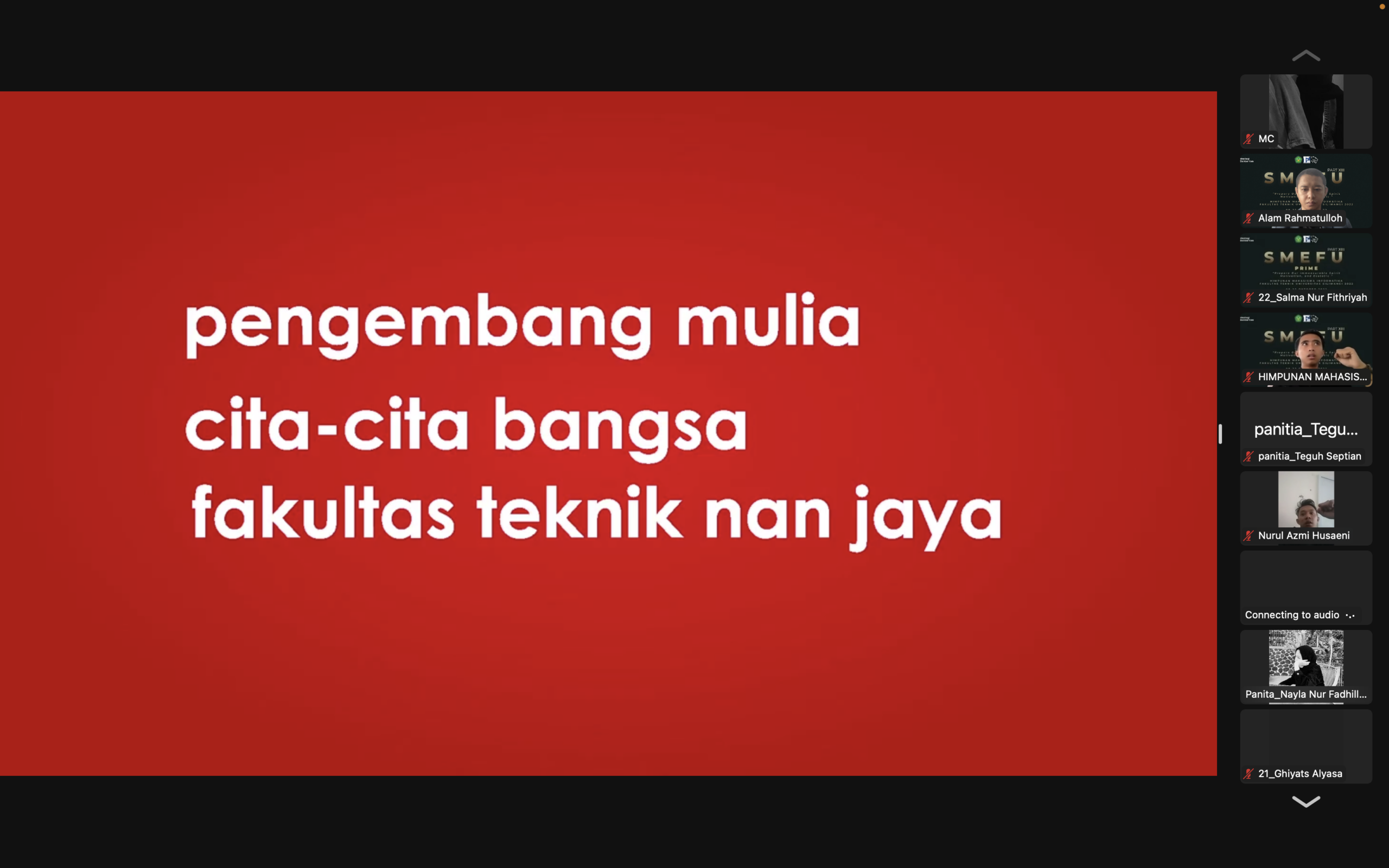 Pembukaan Sport Music and Education For Unity (SMEFU) Part-13 Tahun 2022