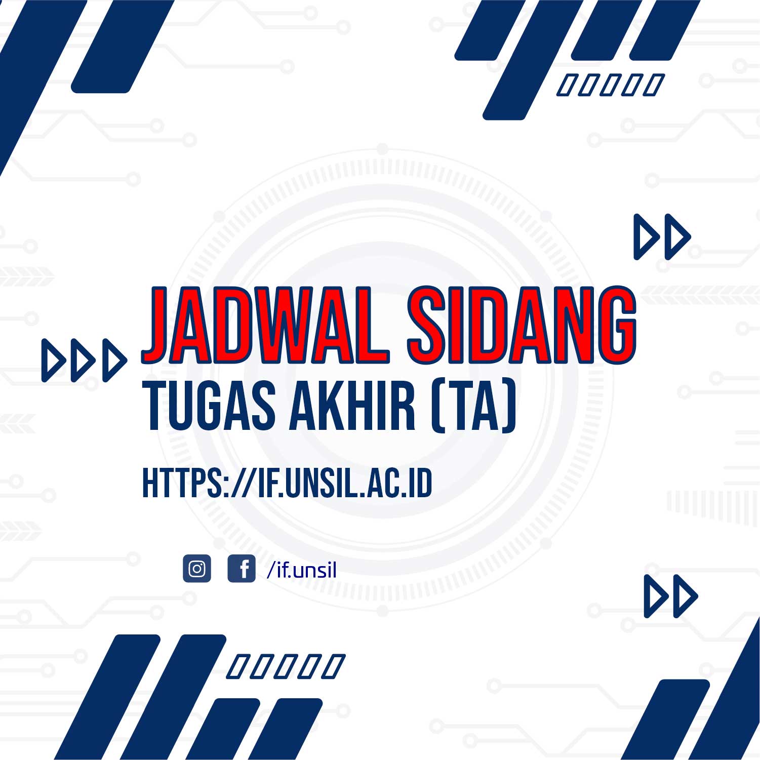 Jadwal Sidang Tugas Akhir September TA. 2024/2025