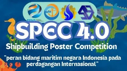 Congratulations! Selamat atas Diraihnya Gelar Juara Favorit pada Acara Shipbuilding Poster Competition (SPEC) 2023