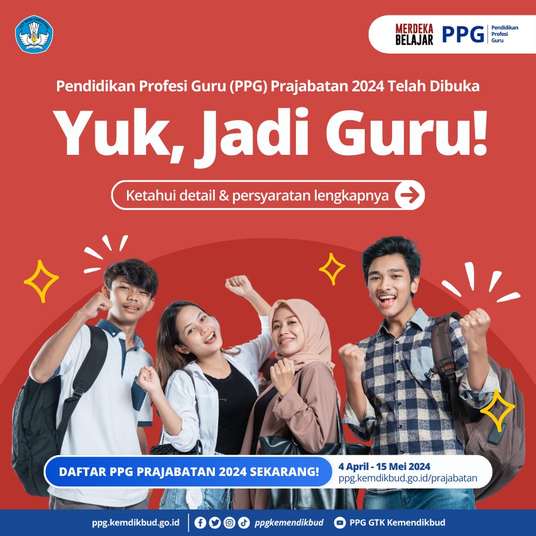 Info Pendidikan Profesi Guru (PPG Prajabatan 2024) – Bidang Studi Informatika
